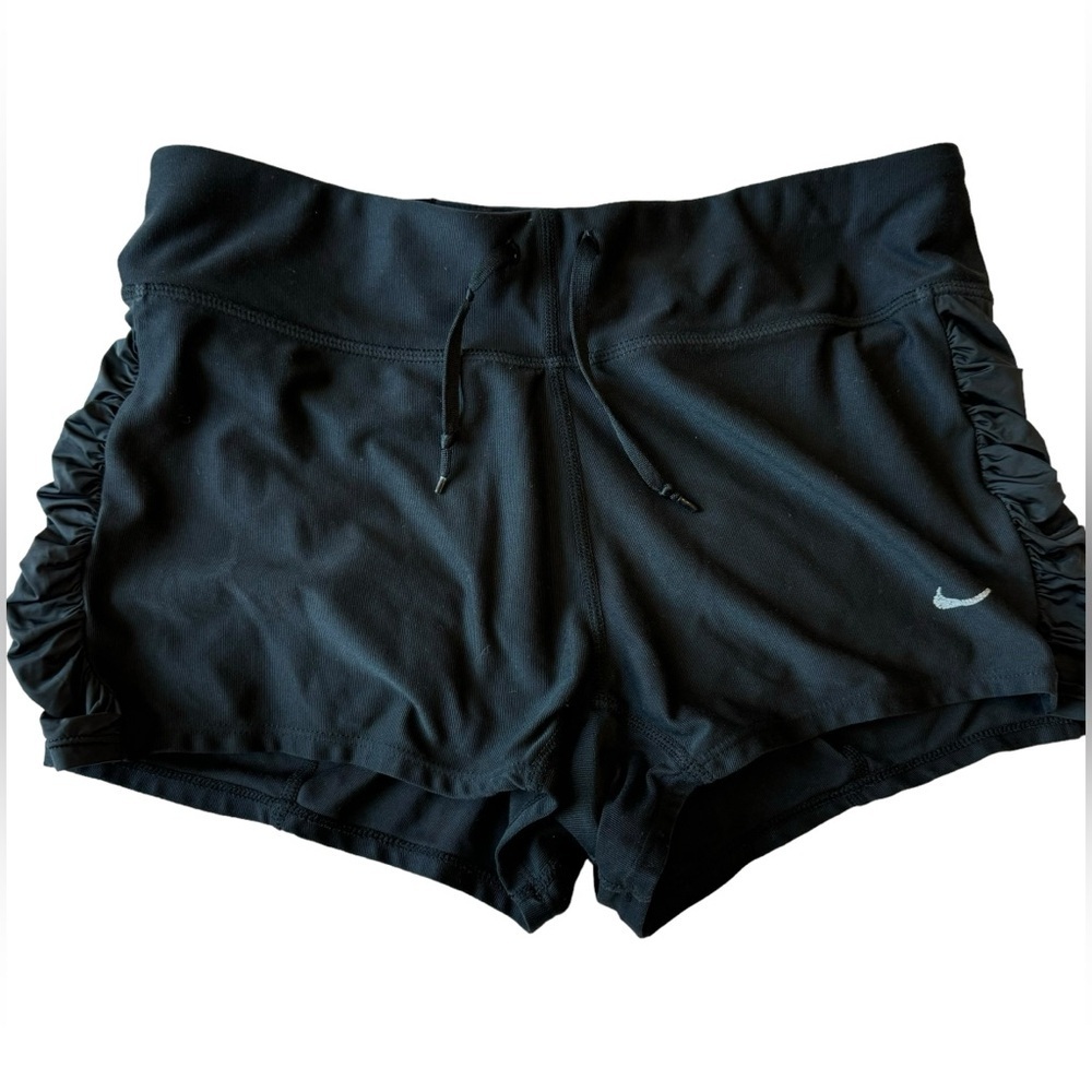 Nike's Drifit Black Ruffled Shorts for Women size XS
